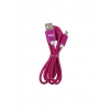 CAVO USB MICRO 1M ENIVOITECH - NYLON FUCSIA