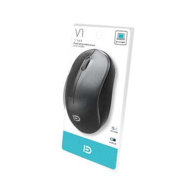 Mouse Wireless DV1 Nero - Detech 666