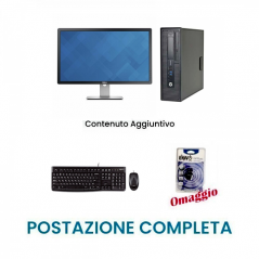 Postazione Completa TOP: PC i7-6700 + Monitor 23" + Mouse e tastiera USB + Chiavetta Wifi omaggio