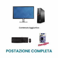 Postazione Completa TOP: PC i3-6100 + Monitor 23" + Mouse e tastiera USB + Chiavetta Wifi omaggio