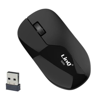 MOUSE WIRELESS 2.4G DPI1200 LINQ G235 NERO