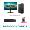 Postazione Completa Work : Pc I7-7700 + Monitor 23" + mouse e tastiera wireless + Chiavetta omaggio