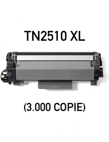Toner comp. brother tn2510 xl 3k con chip ton-brotn2510xl-chip