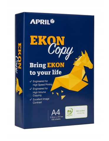 CARTA A4 BIANCA APRIL EKON 500FOGLI