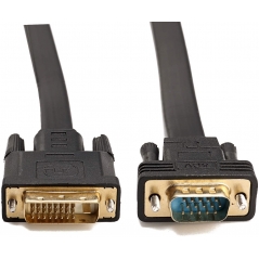 Adattatore CAVO DVI-D/M 24+1 A VGA/M 1,8MT